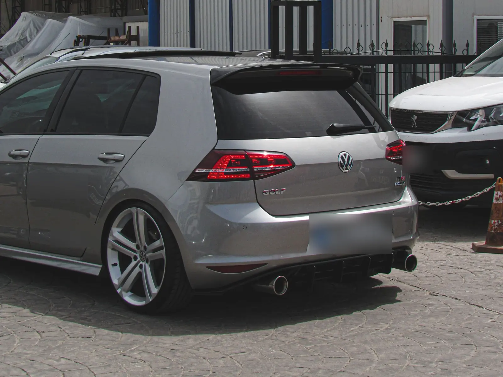 Golf 7: Die Carbon-Endrohre sind drauf